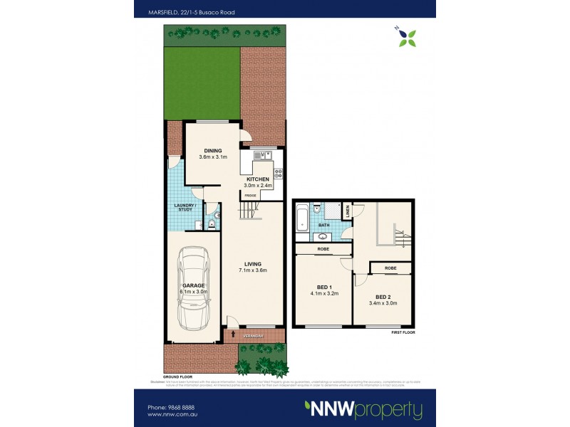 22/1-5 Busaco Road, Marsfield NSW 2122 Floorplan