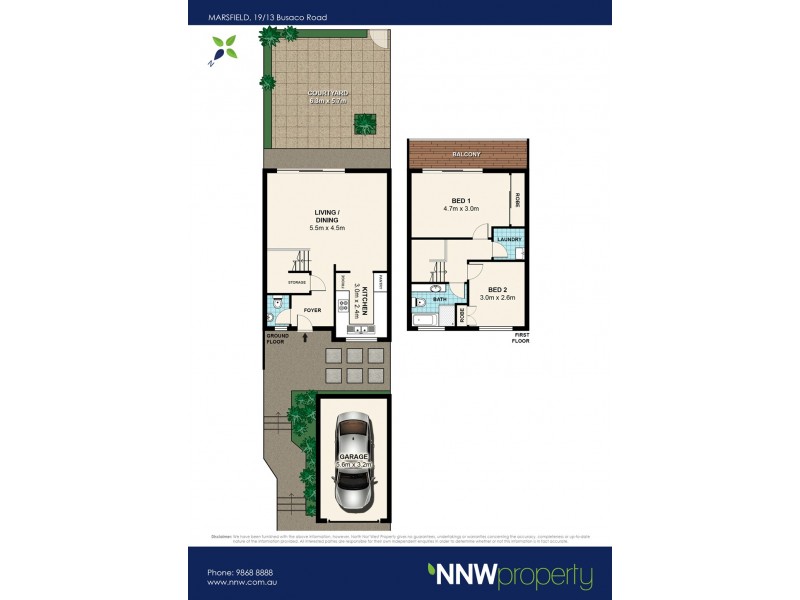 19/13 Busaco Road, Marsfield NSW 2122 Floorplan