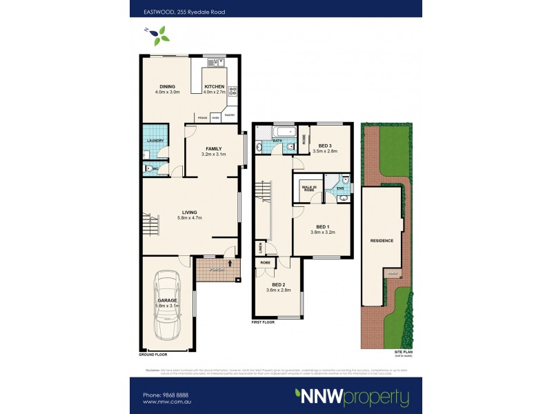 255 Ryedale Road, Eastwood NSW 2122 Floorplan