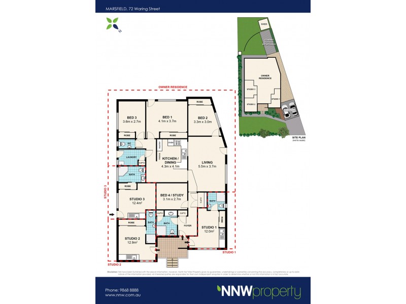 72 Waring Street, Marsfield NSW 2122 Floorplan