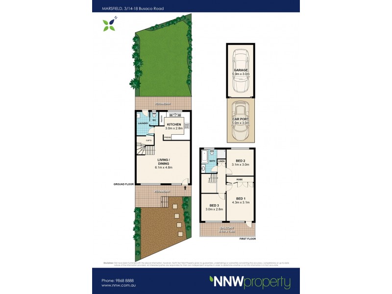 3/14-18 Busaco Road, Marsfield NSW 2122 Floorplan