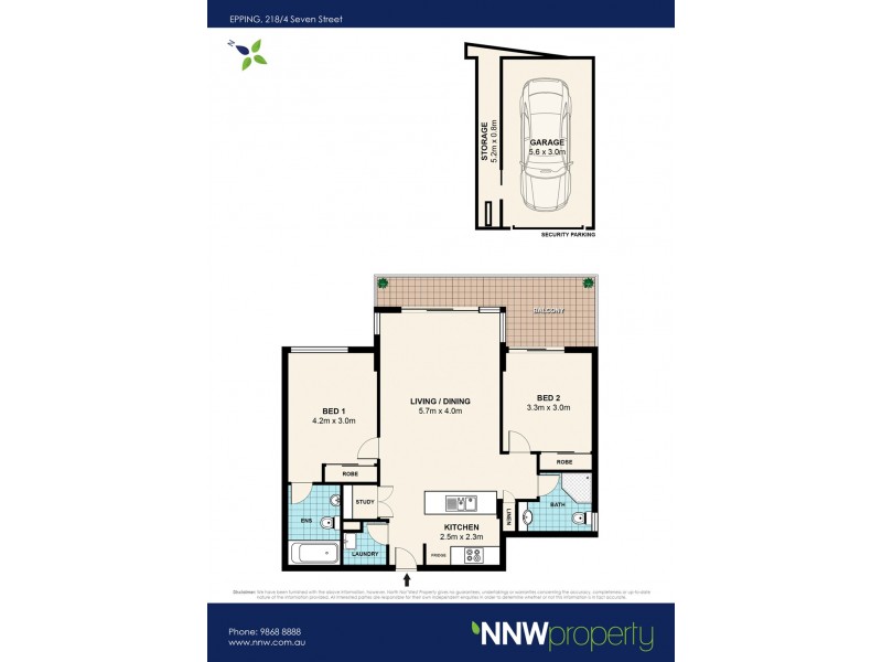 218/4 Seven Street, Epping NSW 2121 Floorplan