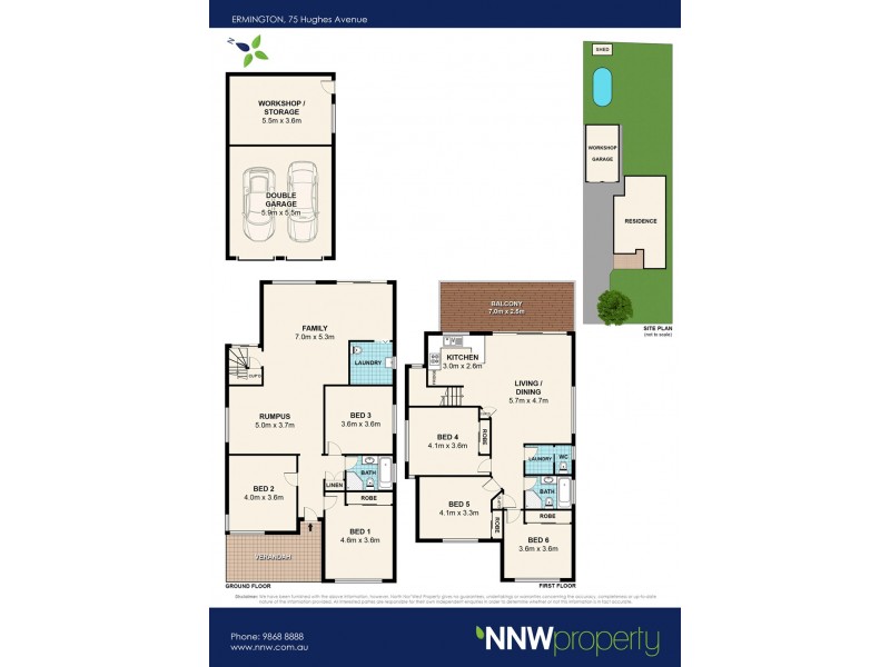 75 Hughes Avenue, Ermington NSW 2115 Floorplan