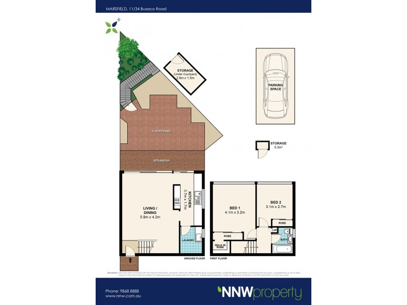 11/34 Busaco Road, Marsfield NSW 2122 Floorplan