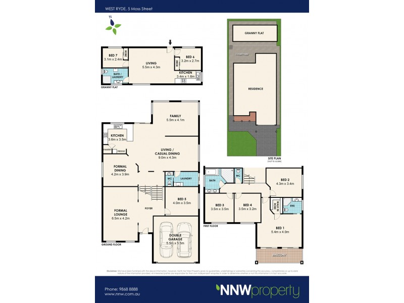 5 Moss Street, West Ryde NSW 2114 Floorplan