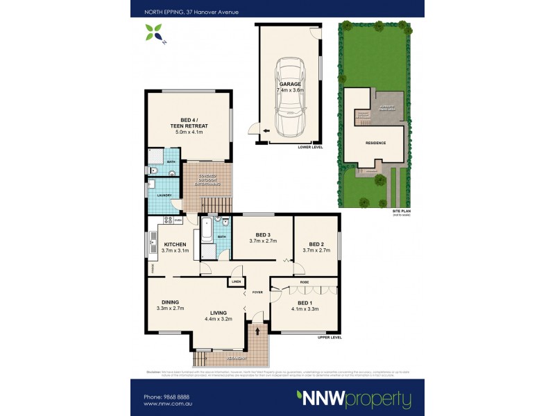 37 Hanover Avenue, North Epping NSW 2121 Floorplan