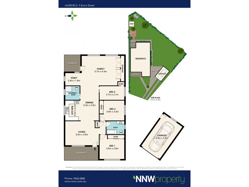 9 Burns Street, Marsfield NSW 2122 Floorplan