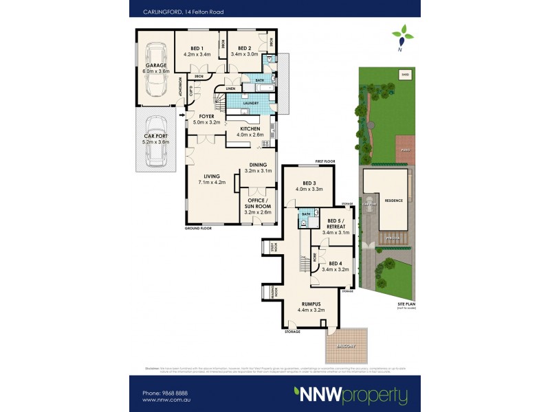 14 Felton Road, Carlingford NSW 2118 Floorplan