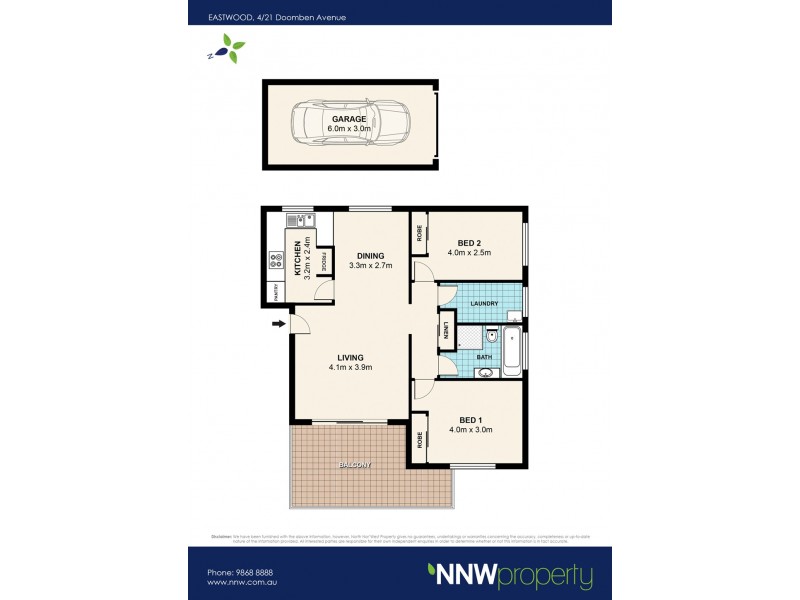4/21 Doomben Avenue, Eastwood NSW 2122 Floorplan