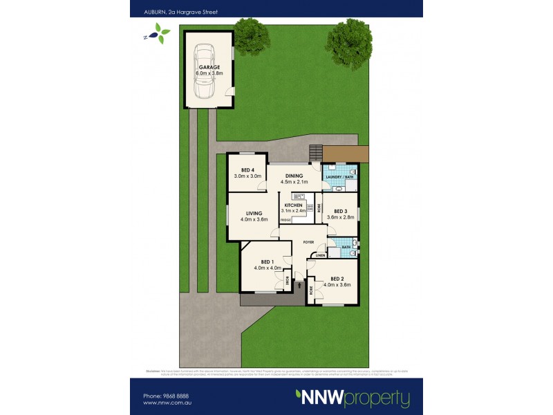2a Hargrave Road, Auburn NSW 2144 Floorplan