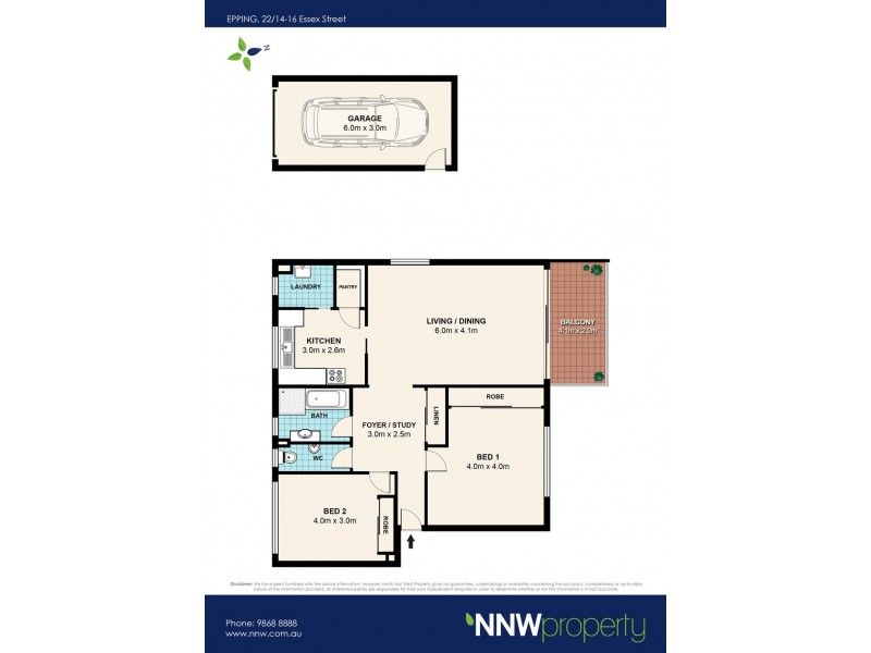 22/14-16 Essex Street, Epping NSW 2121 Floorplan