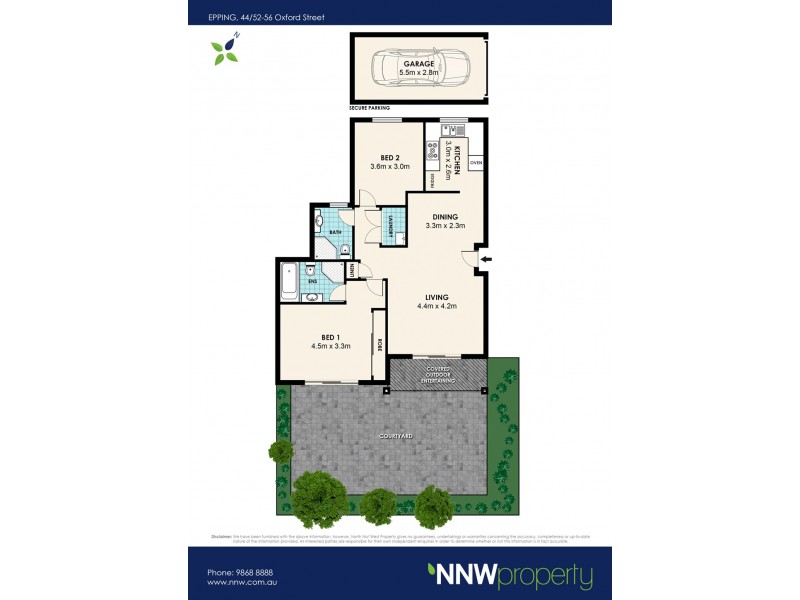 44/52 Oxford Street, Epping NSW 2121 Floorplan