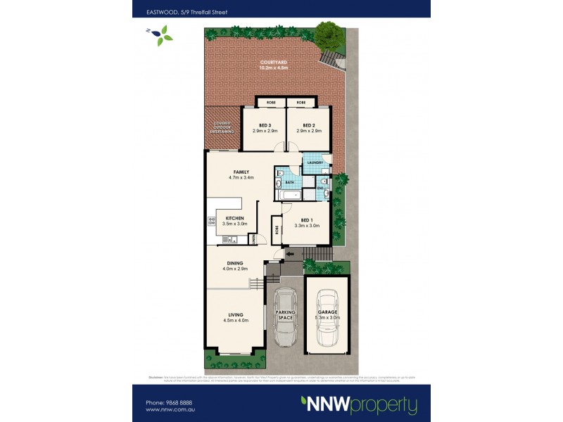 5/9 Threlfall Street, Eastwood NSW 2122 Floorplan