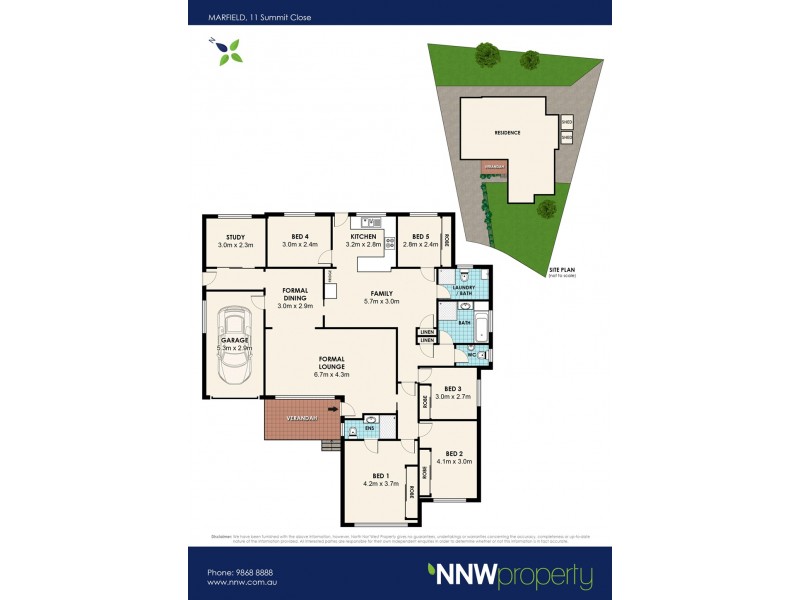 11 Summit Close, Marsfield NSW 2122 Floorplan