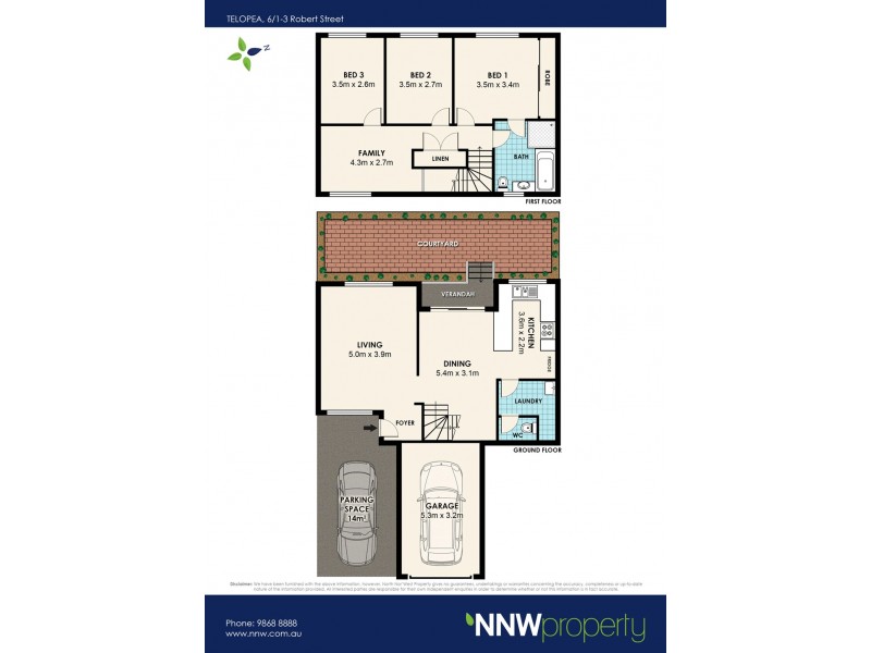 6/1-3 Robert Street, Telopea NSW 2117 Floorplan