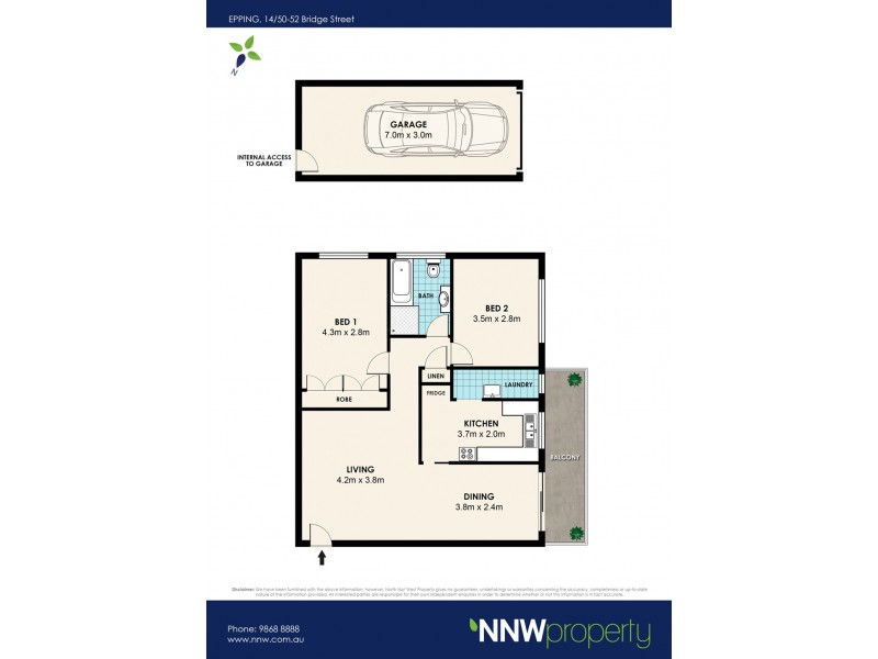 14/50-52 Bridge Street, Epping NSW 2121 Floorplan