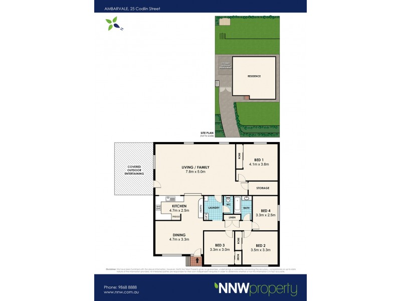 25 Codlin Street, Ambarvale NSW 2560 Floorplan