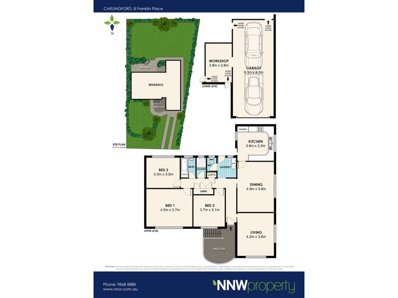 8 Franklin Place, Carlingford NSW 2118 Floorplan