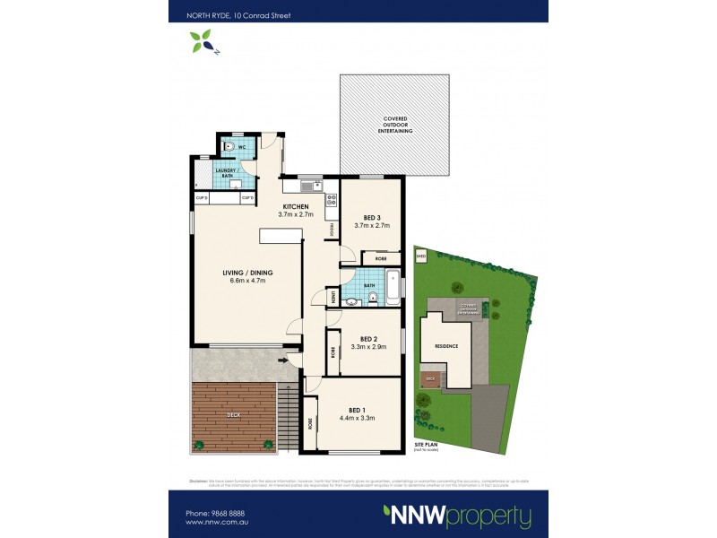 10 Conrad Street, North Ryde NSW 2113 Floorplan