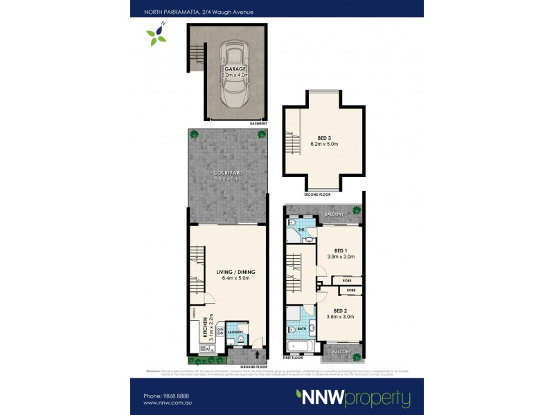 2/4 Waugh Avenue, North Parramatta NSW 2151 Floorplan