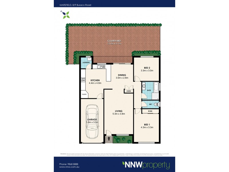 8/9 Busaco Road, Marsfield NSW 2122 Floorplan