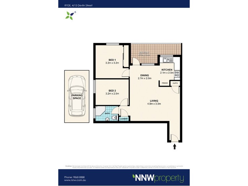 4/13 Devlin Street, Ryde NSW 2112