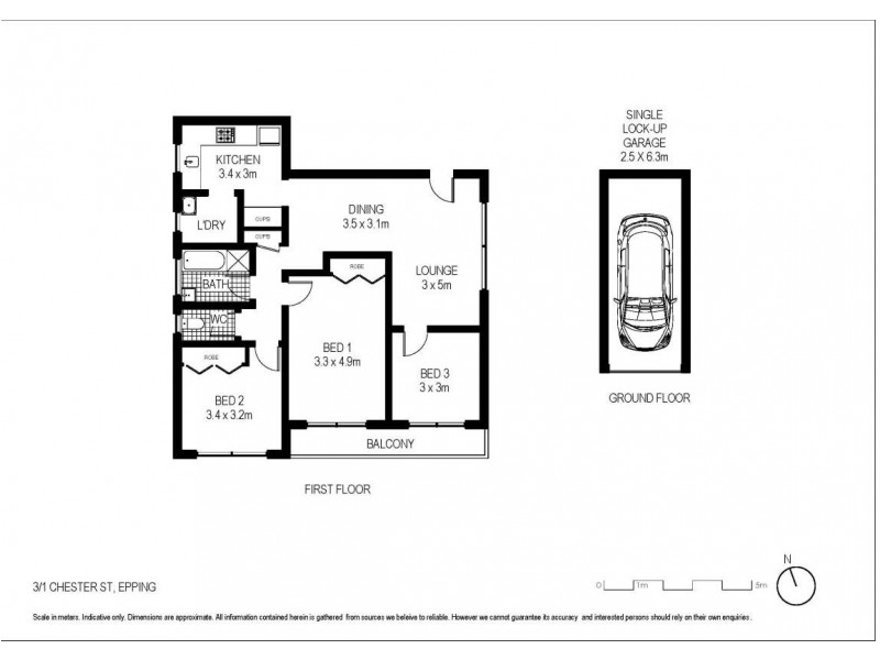 3/1 Chester Street, Epping NSW 2121 Floorplan