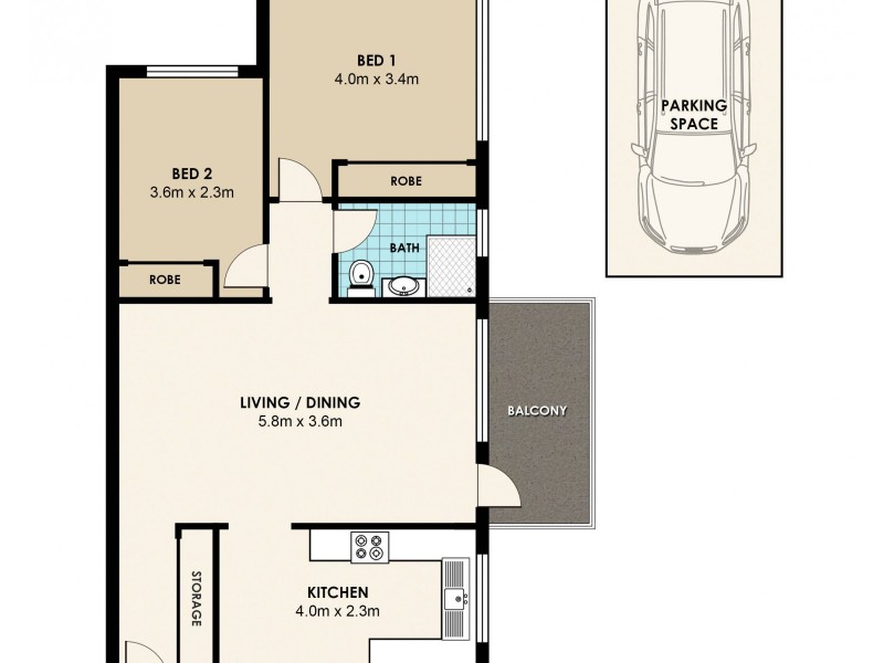 17/26 East Parade, Eastwood NSW 2122 Floorplan