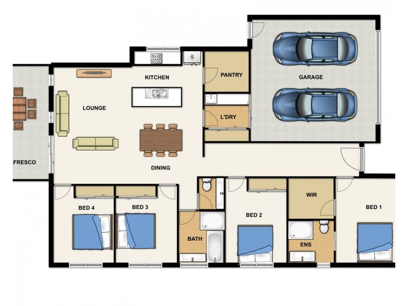 3 Culligan Way, Jimboomba QLD 4280 Floorplan