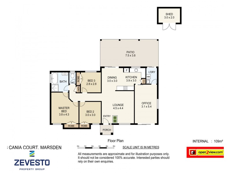8 Cania Court, Marsden QLD 4132 Floorplan