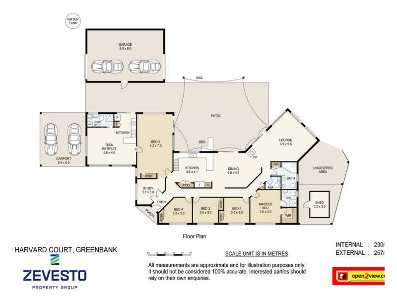 1  Harvard Court, Greenbank QLD 4124 Floorplan