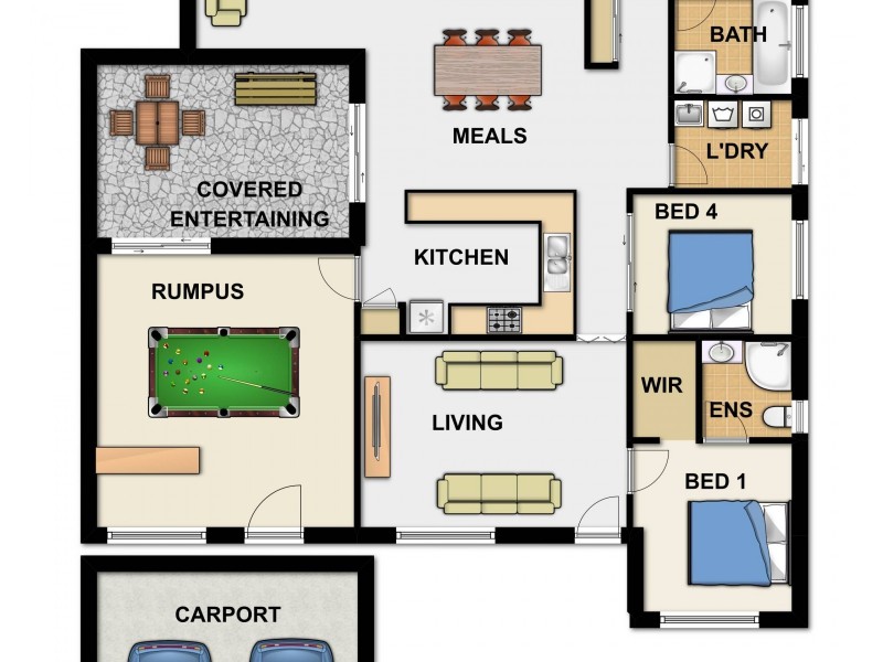 5 Horton Place, Forest Lake QLD 4078 Floorplan