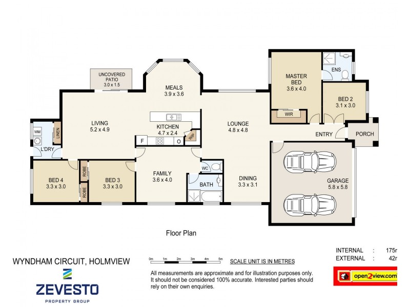 22 Wyndham Circuit, Holmview QLD 4207 Floorplan