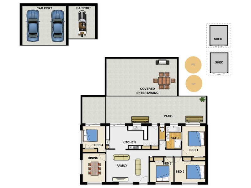 46 Trulson Drive, Crestmead QLD 4132 Floorplan