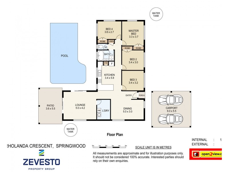 65 Rholanda Crescent, Springwood QLD 4127 Floorplan
