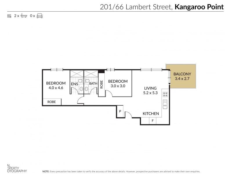 201/66 Lambert Street, Kangaroo Point QLD 4169 Floorplan