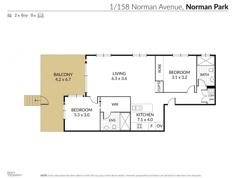 1/158 Norman Avenue, Norman Park QLD 4170 Floorplan