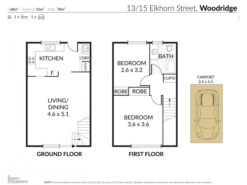 13/15 Elkhorn Street, Woodridge QLD 4114 Floorplan