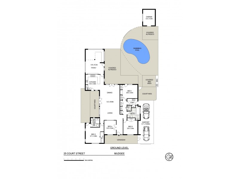25 Court Street, Mudgee NSW 2850 Floorplan