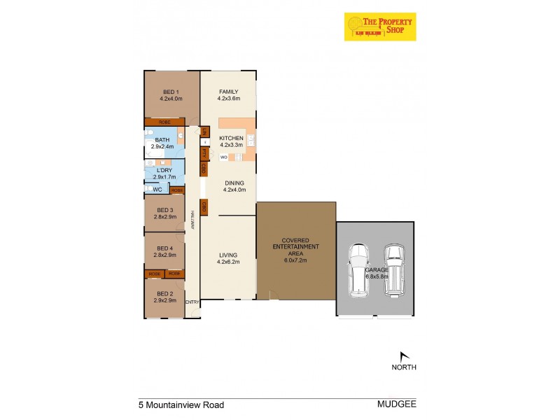 5 Mountain View Road, Mudgee NSW 2850 Floorplan