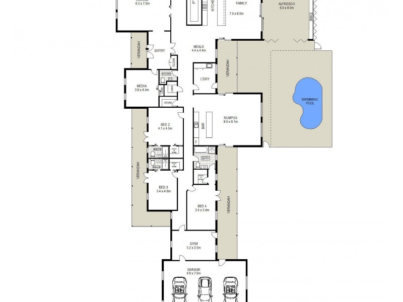 110 Eurunderee Lane, Mudgee NSW 2850 Floorplan