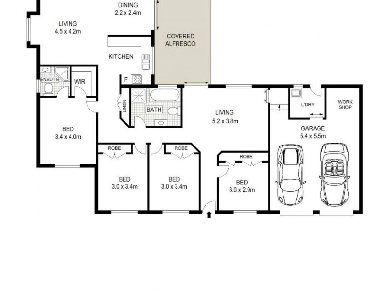 20a White Circle, Mudgee NSW 2850 Floorplan