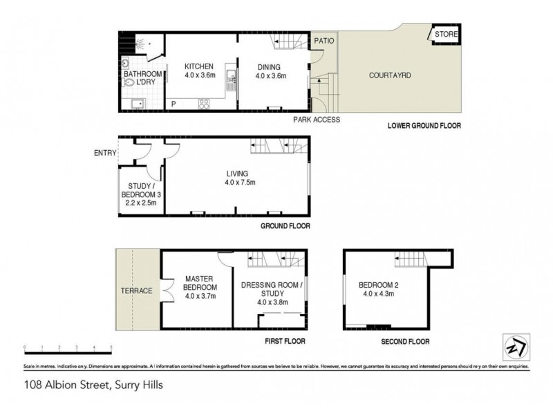 108 Albion Street, Surry Hills NSW 2010 Floorplan