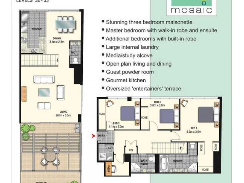 321/420 Pitt Street, Sydney NSW 2000 Floorplan