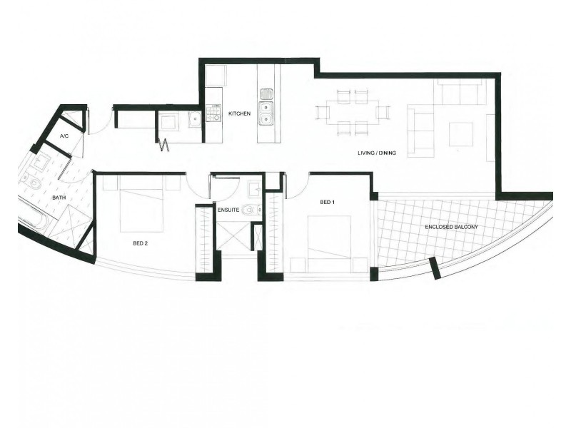 A212/299-309 Old Northern Road, Castle Hill NSW 2154 Floorplan