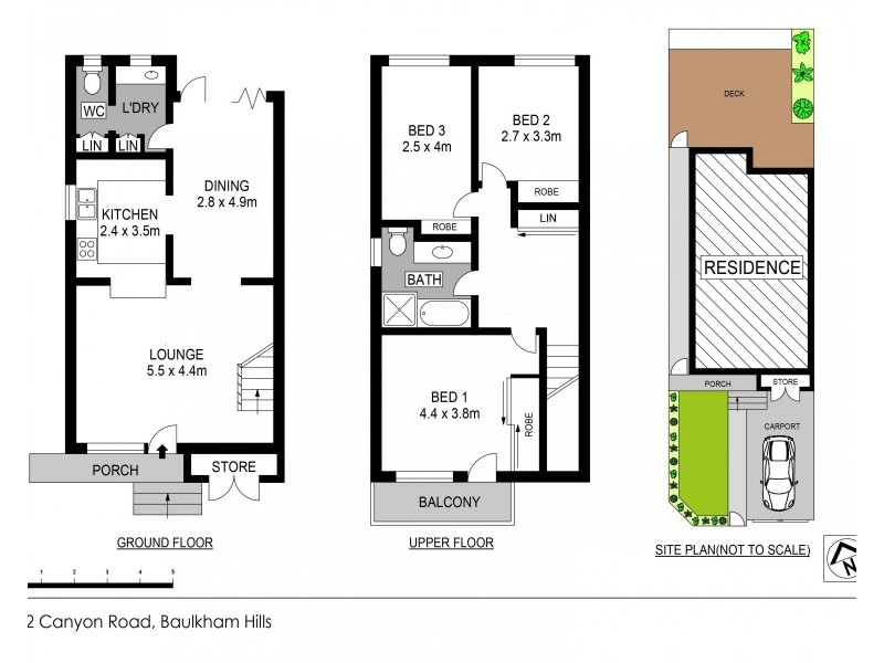 1/2 Canyon Road, Baulkham Hills NSW 2153 Floorplan
