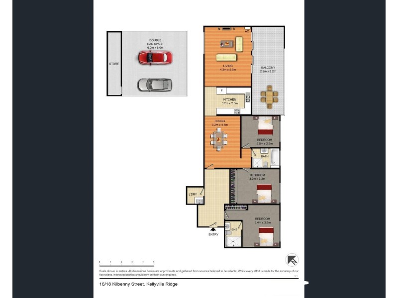 16/18 Kilbenny Street, Kellyville Ridge NSW 2155 Floorplan