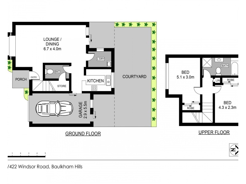 3/422 Windsor Road, Baulkham Hills NSW 2153 Floorplan