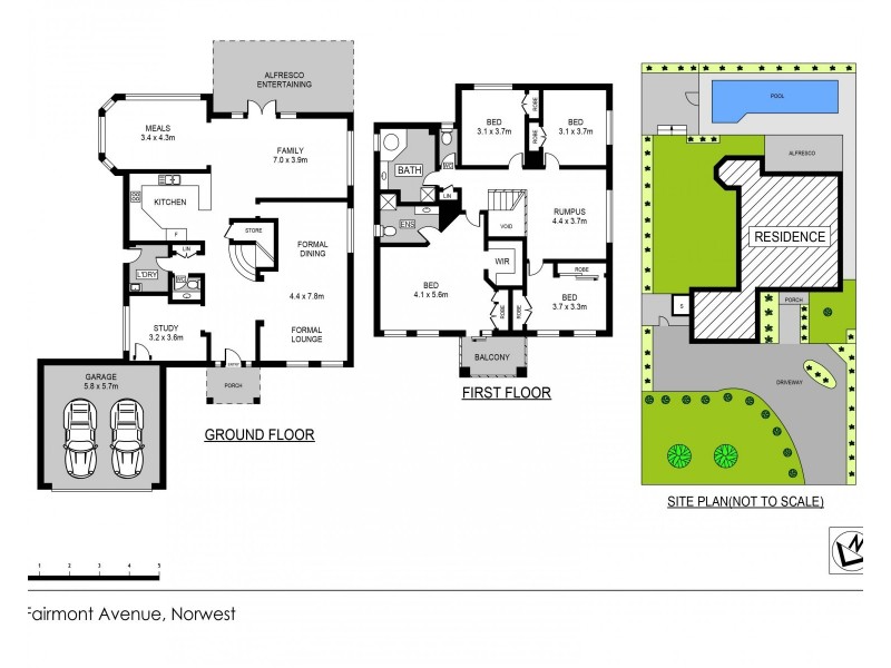 8 Fairmont Avenue, Bella Vista NSW 2153 Floorplan