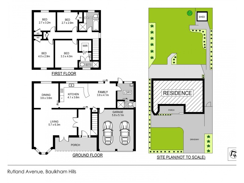 7 Rutland Avenue, Baulkham Hills NSW 2153 Floorplan